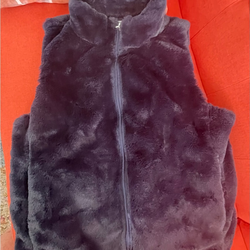 J Crew Fluffy Vest